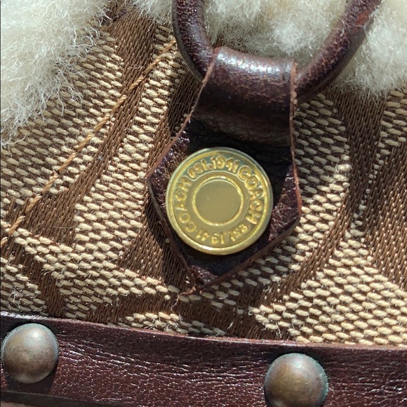 Authentic brown and tan coach clogs - Picture 7 of 8